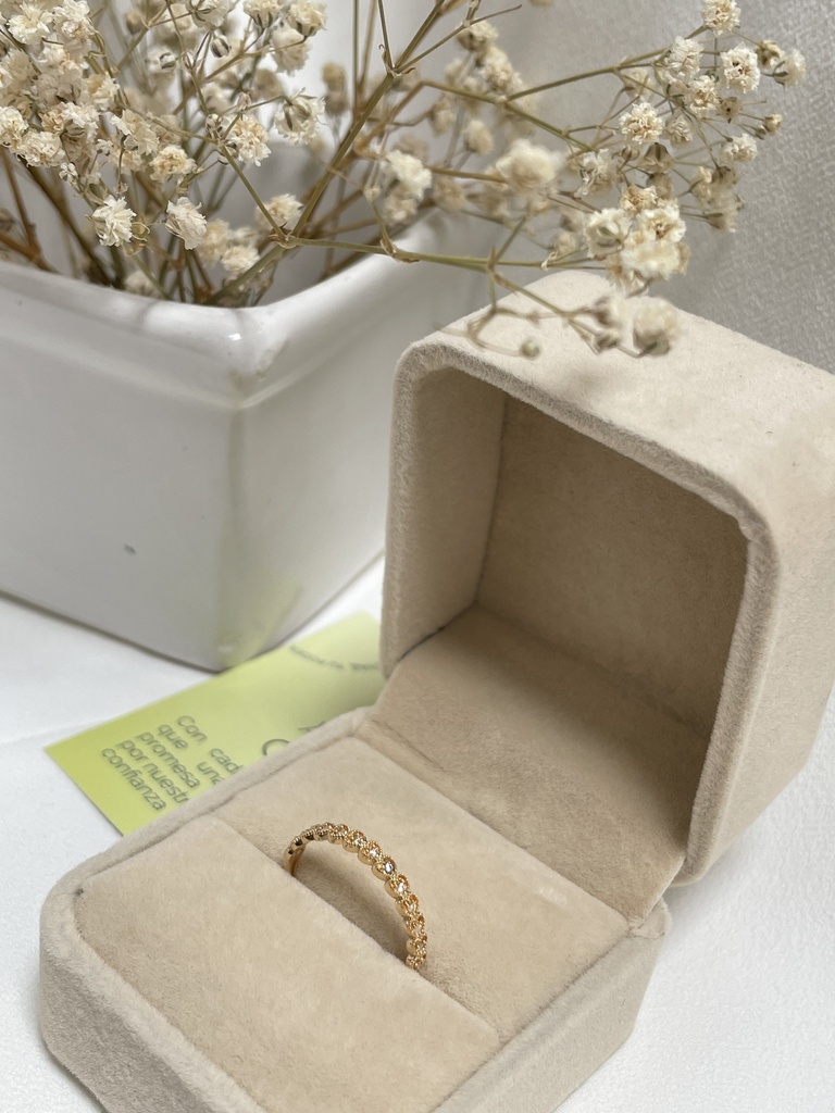 ANILLO CORAZONES TALLA 7 3/4